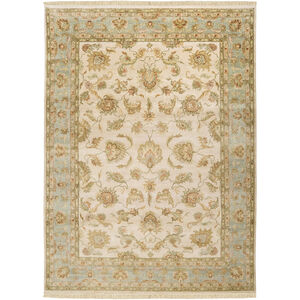 Timeless 36 X 24 inch Beige, Light Gray, Dark Green Rug
