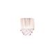 Beverly Dr. Wall Sconce Wall Light in White Silk String