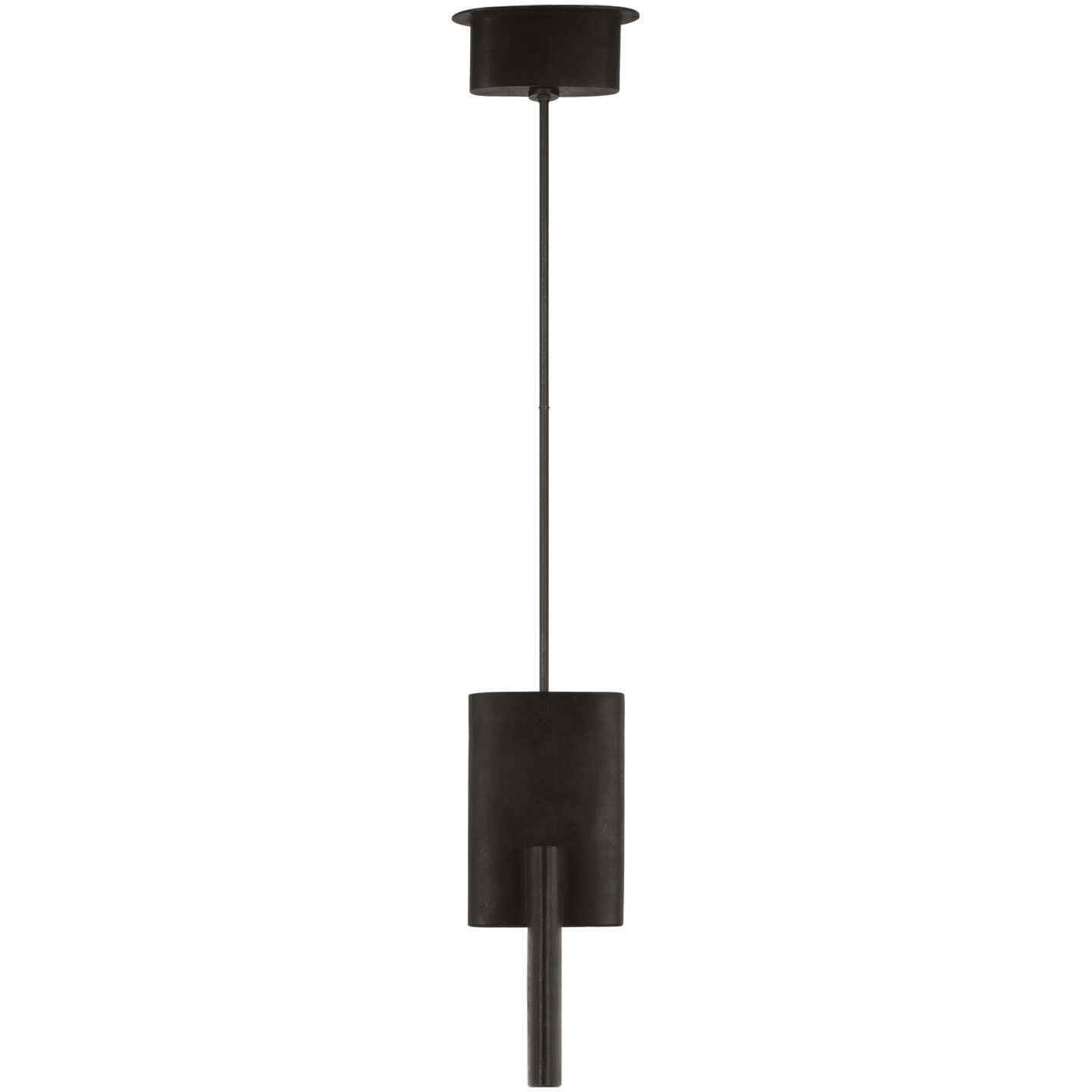 Kelly Wearstler Lotura LED 8 inch Museum Black Intersecting Pendant Ceiling Light