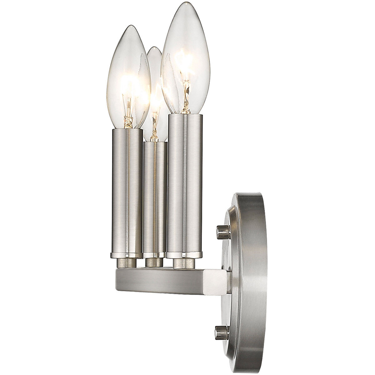 Sawyer 3 Light 18 inch Satin Nickel Vanity Light Wall Light