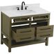 Karson 42 X 34 inch Chestnut Brown Bathroom Vanity Cabinet in Included