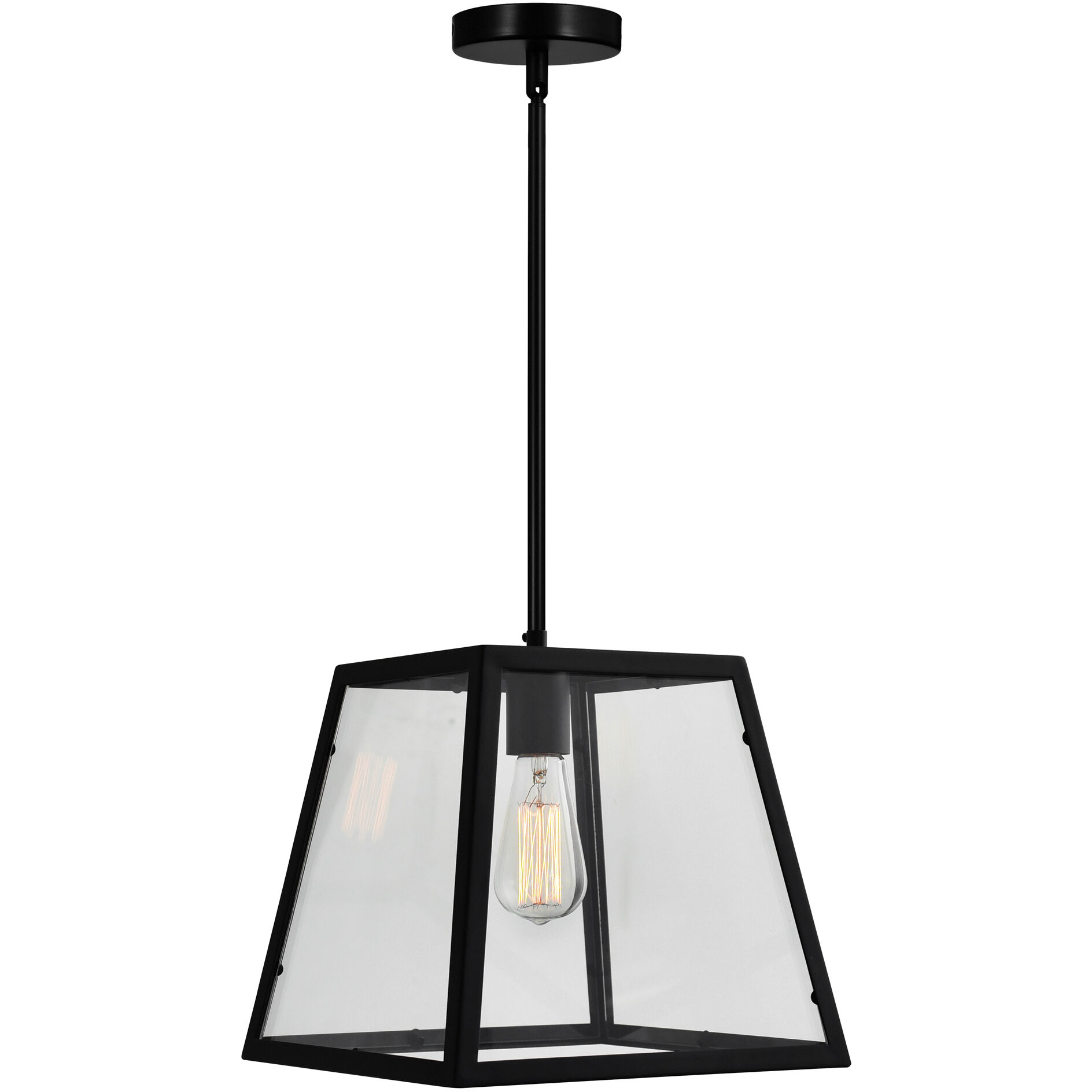 Alyson 1 Light 12 inch Black Island/Pool Table Light Ceiling Light