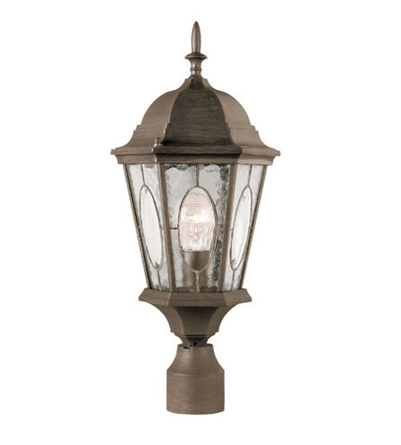 Watered Windows 1 Light 10.00 inch Post Light & Accessory