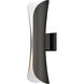 Scroll LED 21.25 inch Architectural Bronze Outdoor Wall Mount