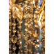 Canada LED 43 inch Gold Chandelier Ceiling Light, Crystal