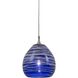 Signature 1 Light 5 inch Brushed Steel Pendant Set Ceiling Light