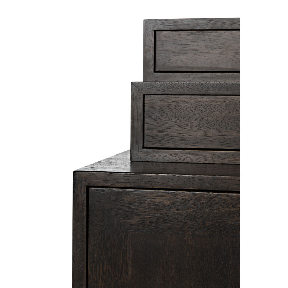 Hermes 72 X 21 inch Ebony Walnut Sideboard
