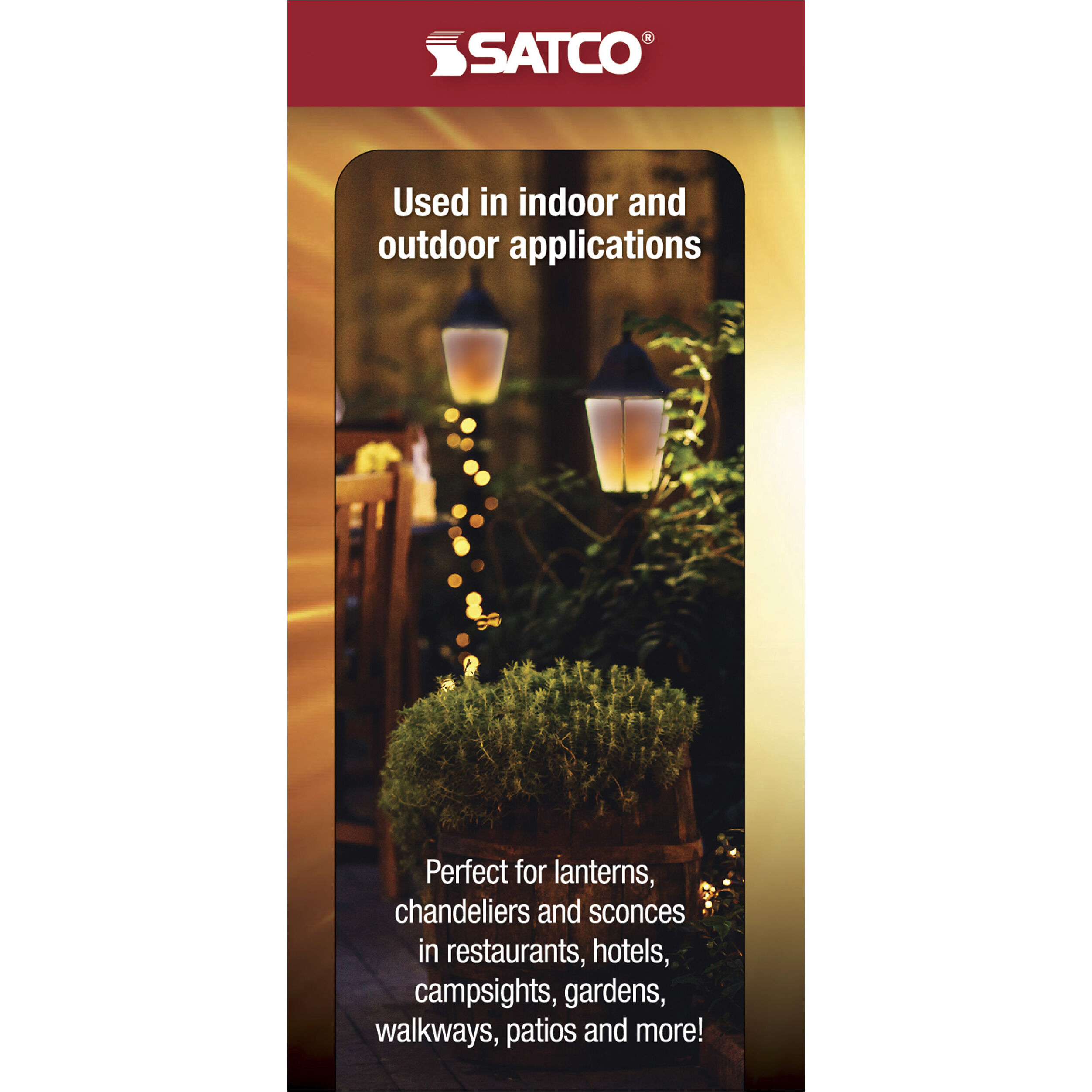 Lumos LED Medium 1600K LED Flame Bulb