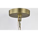 Boliver 3 Light 11.75 inch Vintage Brass Pendant Ceiling Light