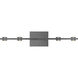 Aurora 8 Light Brushed Aluminum Wall Sconce Wall Light