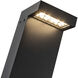 Evans 120-277V 24.00 watt Black Exterior Bollard