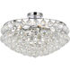 Savannah 5 Light 20 inch Chrome Flush Mount Ceiling Light