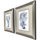 Shibori Coral Blue Framed Art