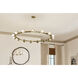 Palta 15 Light Champagne Bronze Chandelier Ceiling Light, 1 Tier, Large