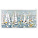 Regatta Blue and Green and Multi and Yellow Framed Art