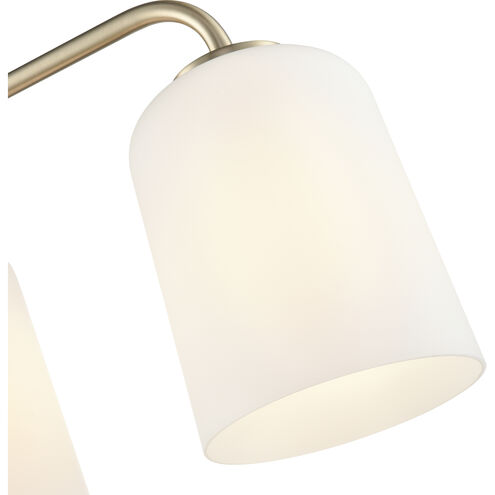 Laphia 4 Light 28 inch Modern Gold Bathroom Vanity Light Wall Light
