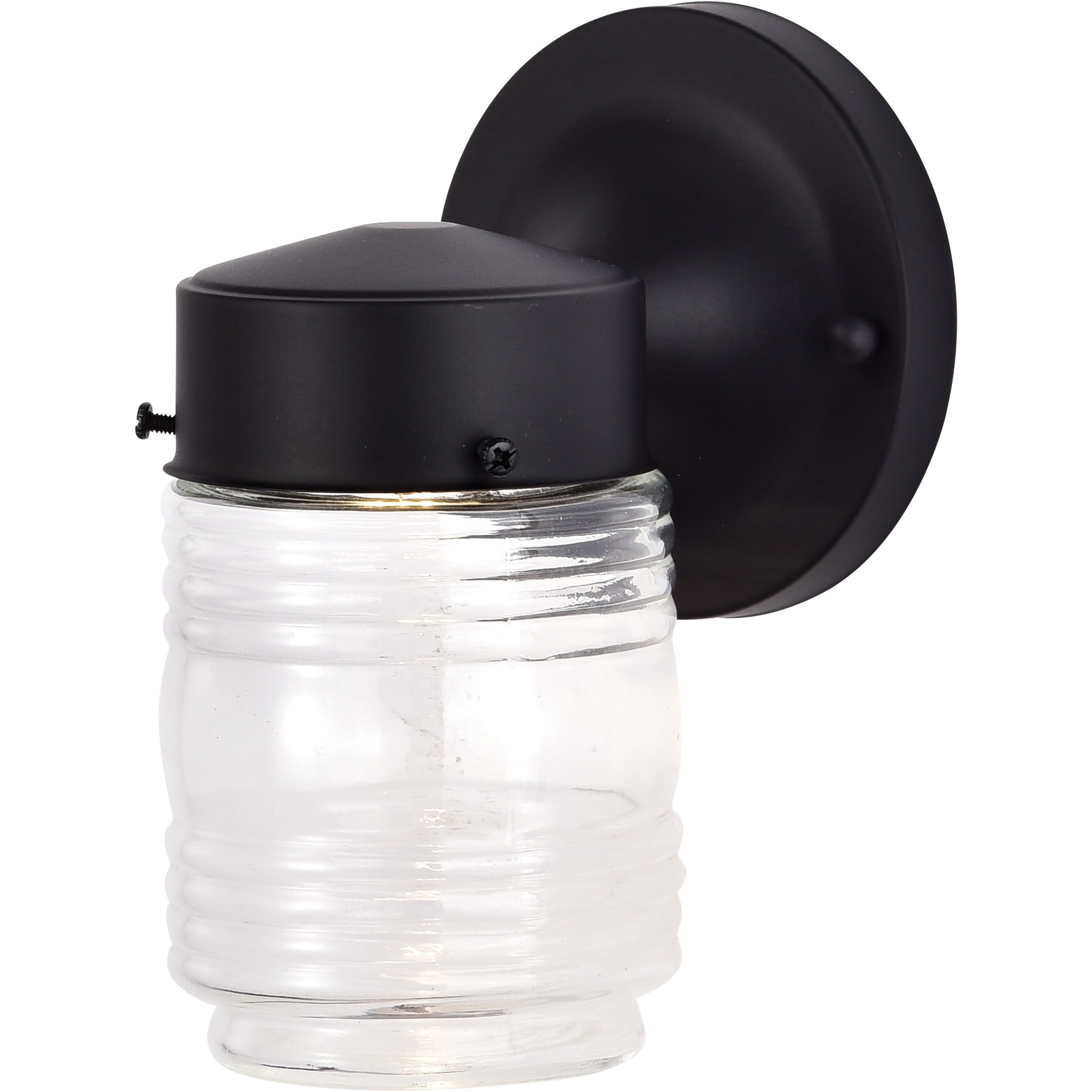 Brentwood LED 7 inch Black Outdoor Wall Mount