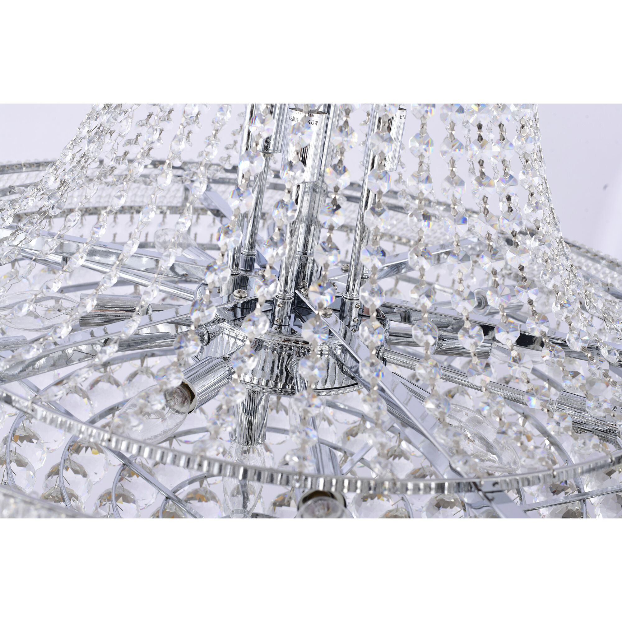 Canada 32 Light 30 inch Chrome Chandelier Ceiling Light