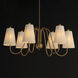 Valette 6 Light 37.25 inch Natural Aged Brass Chandelier Ceiling Light