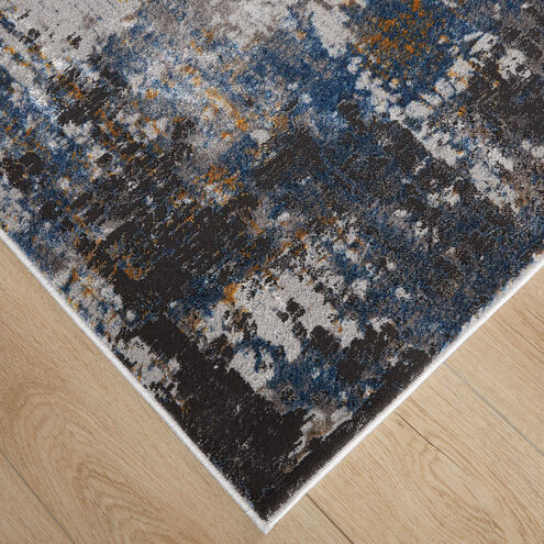 Darica 114 X 79 inch Blue Rug in 6 x 9