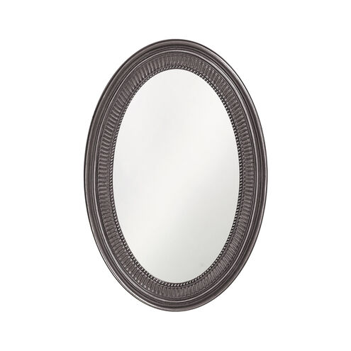 Ethan 31 X 21 inch Glossy Charcoal Wall Mirror