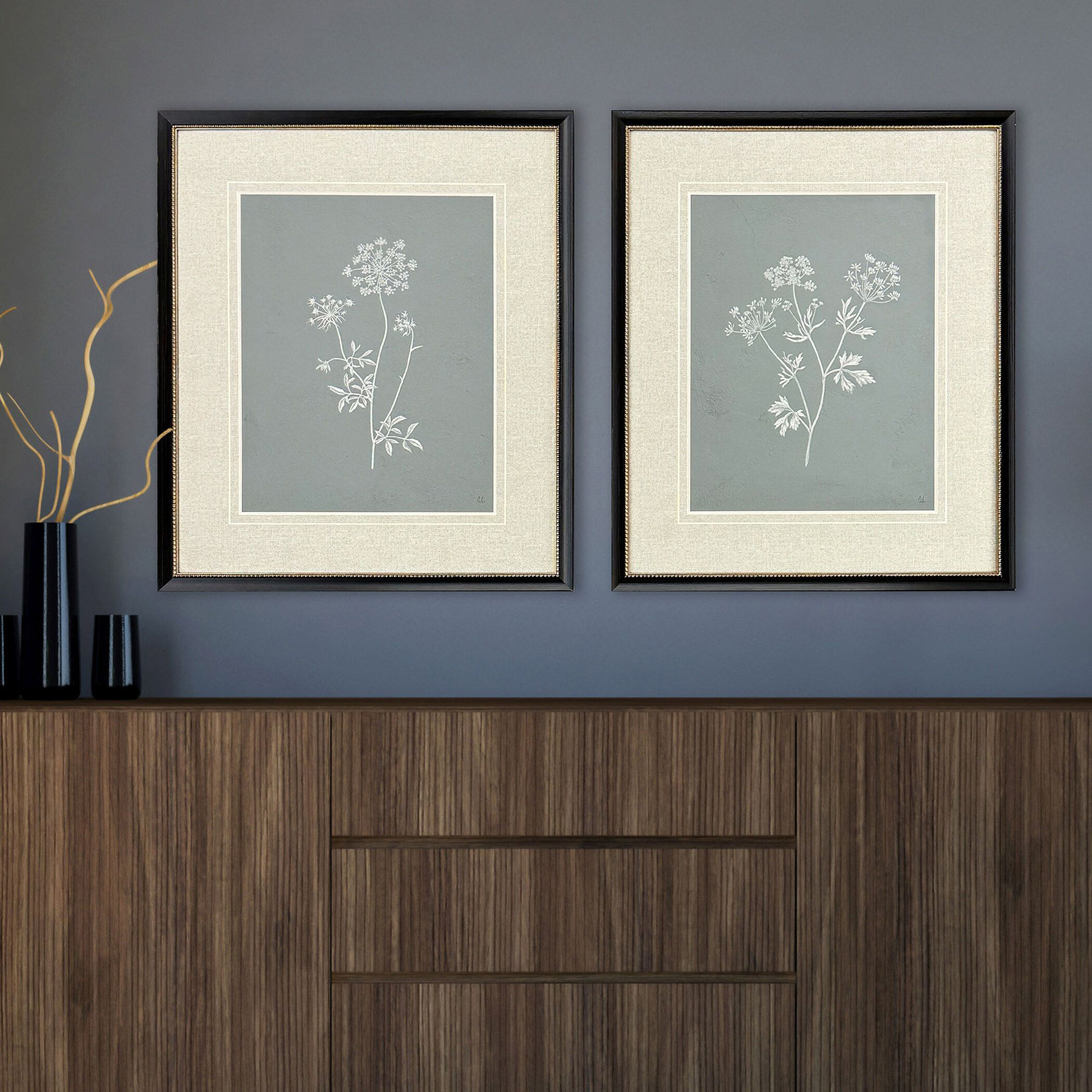 Nature's Gift Green and Neutral Framed Art