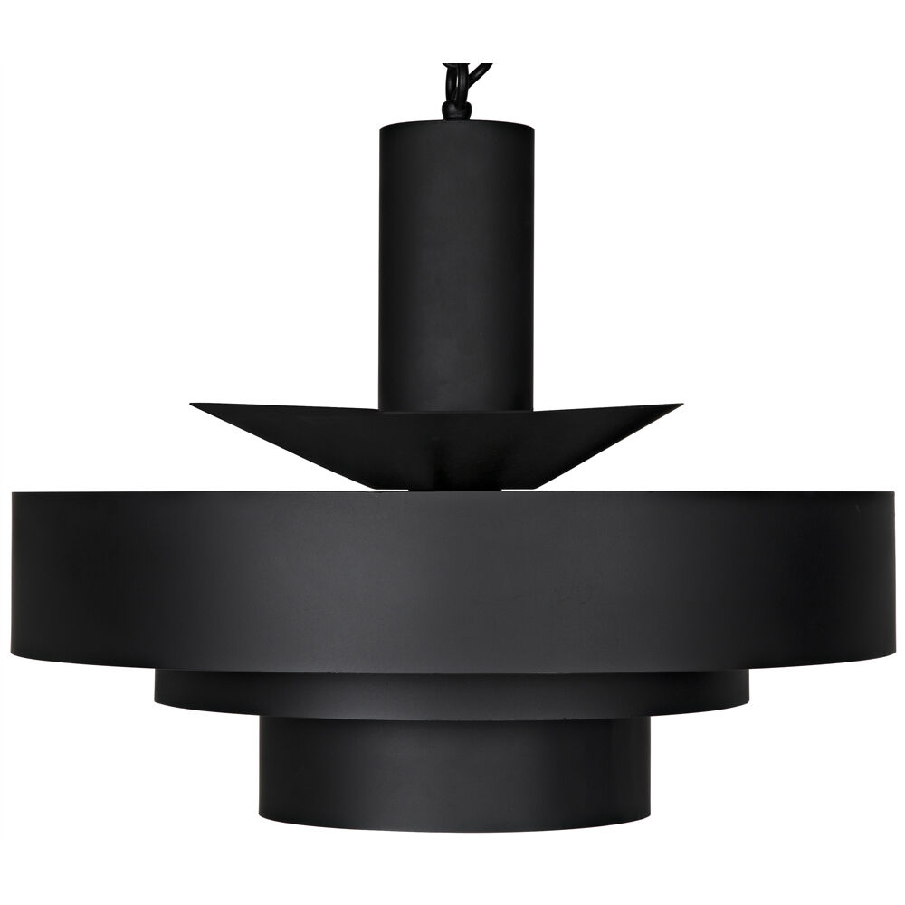 Parlor 4 Light 22 inch Matte Black Pendant Ceiling Light