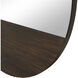 Ronda 47.25 X 47.25 inch Walnut Wall Mirror