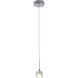 Canada 1 Light 4 inch Chrome Single Pendant Lighting Ceiling Light