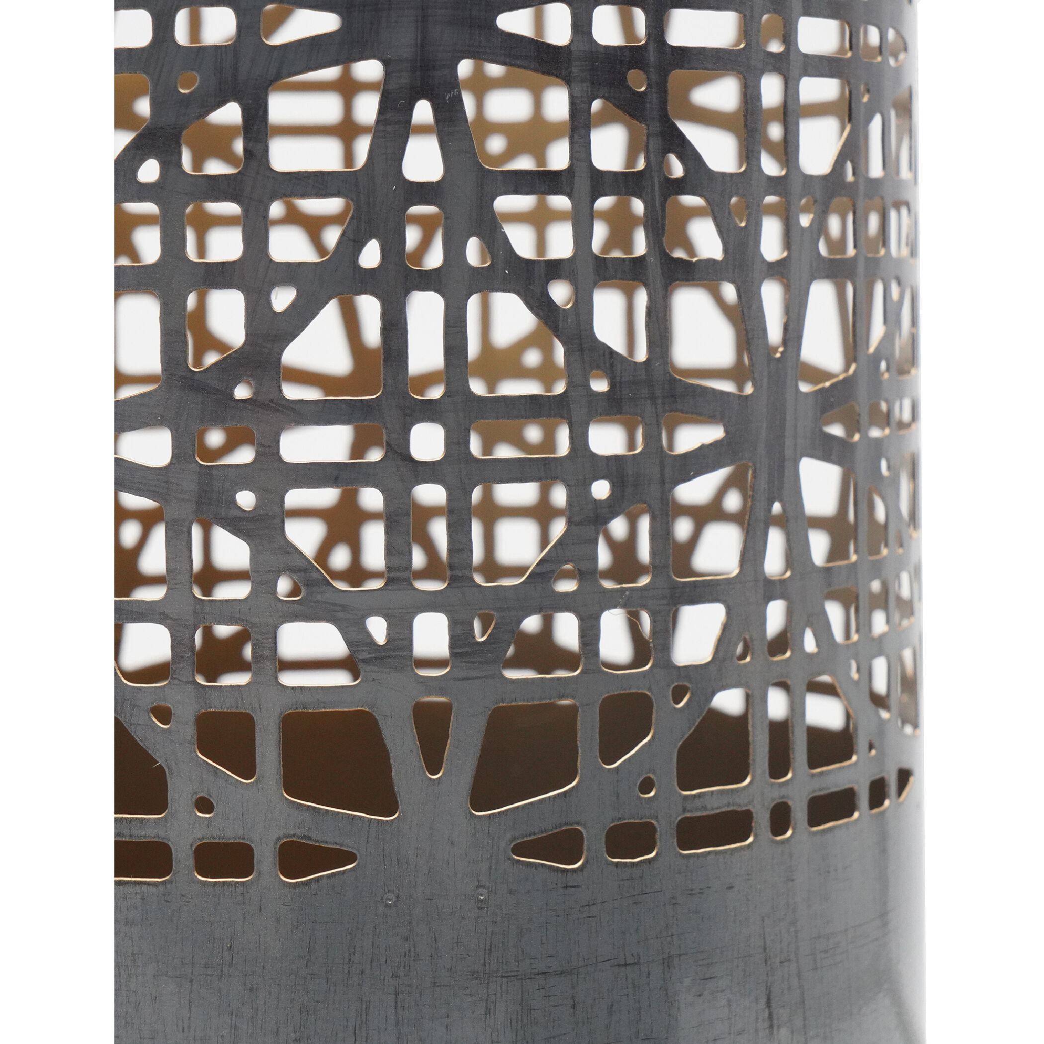 Modi 5.5 inch Grey/Gold Lantern