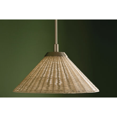 Bekah 1 Light Champagne Bronze Pendant Ceiling Light, Convertible