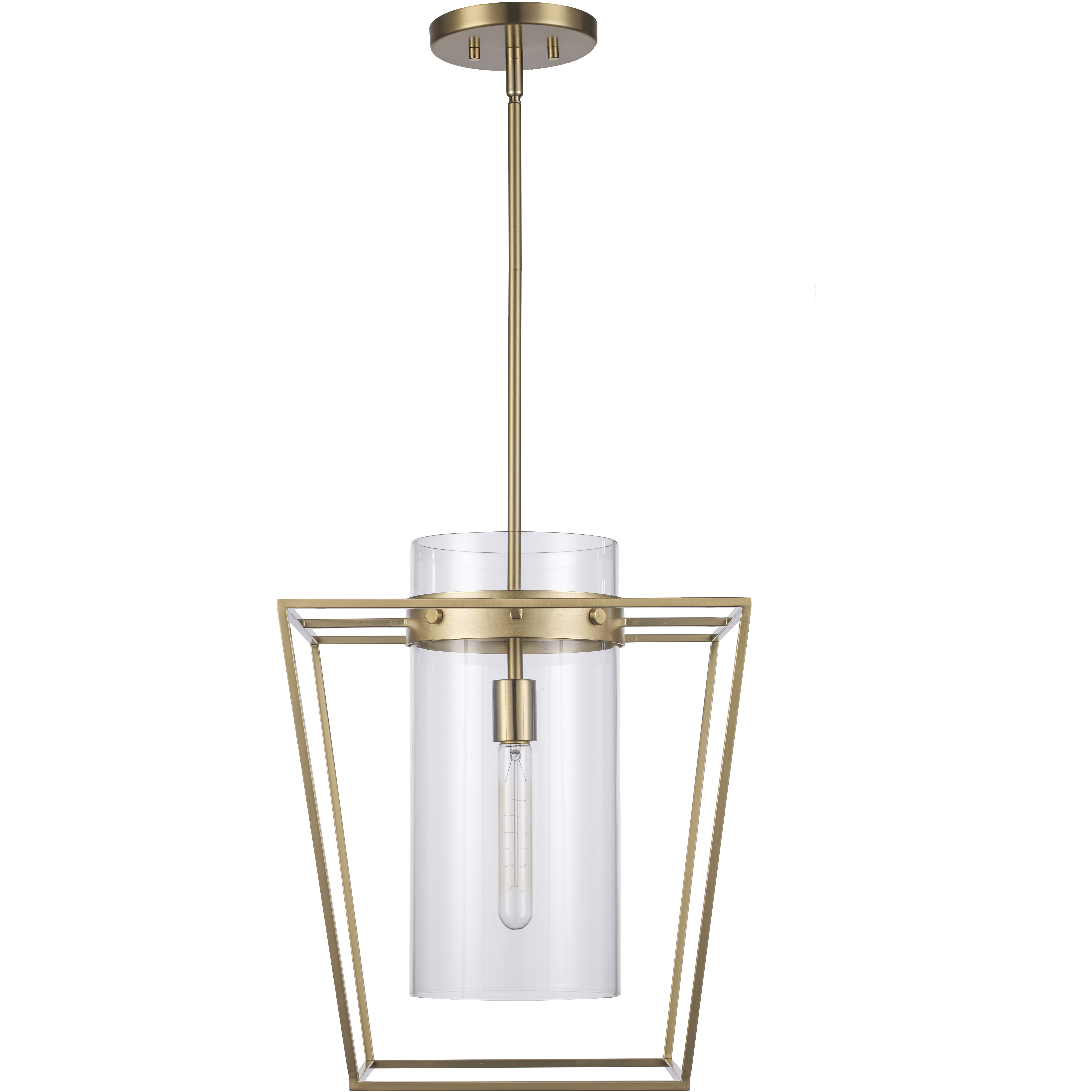Nova 1 Light 15 inch Antique Gold Pendant Ceiling Light