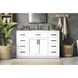 Alden 54 X 35 inch White Bathroom Vanity Cabinet