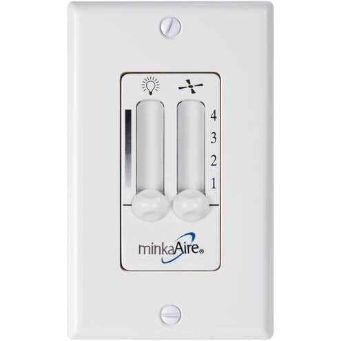 Aire White Wall Mount Fan Control