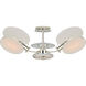 Thomas O'Brien Osiris 3 Light 31.5 inch Polished Nickel Semi-Flush Mount Ceiling Light, Medium