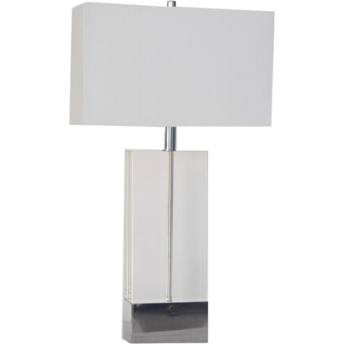 Canada 33 inch 100.00 watt Polished Nickel Table Lamp Portable Light