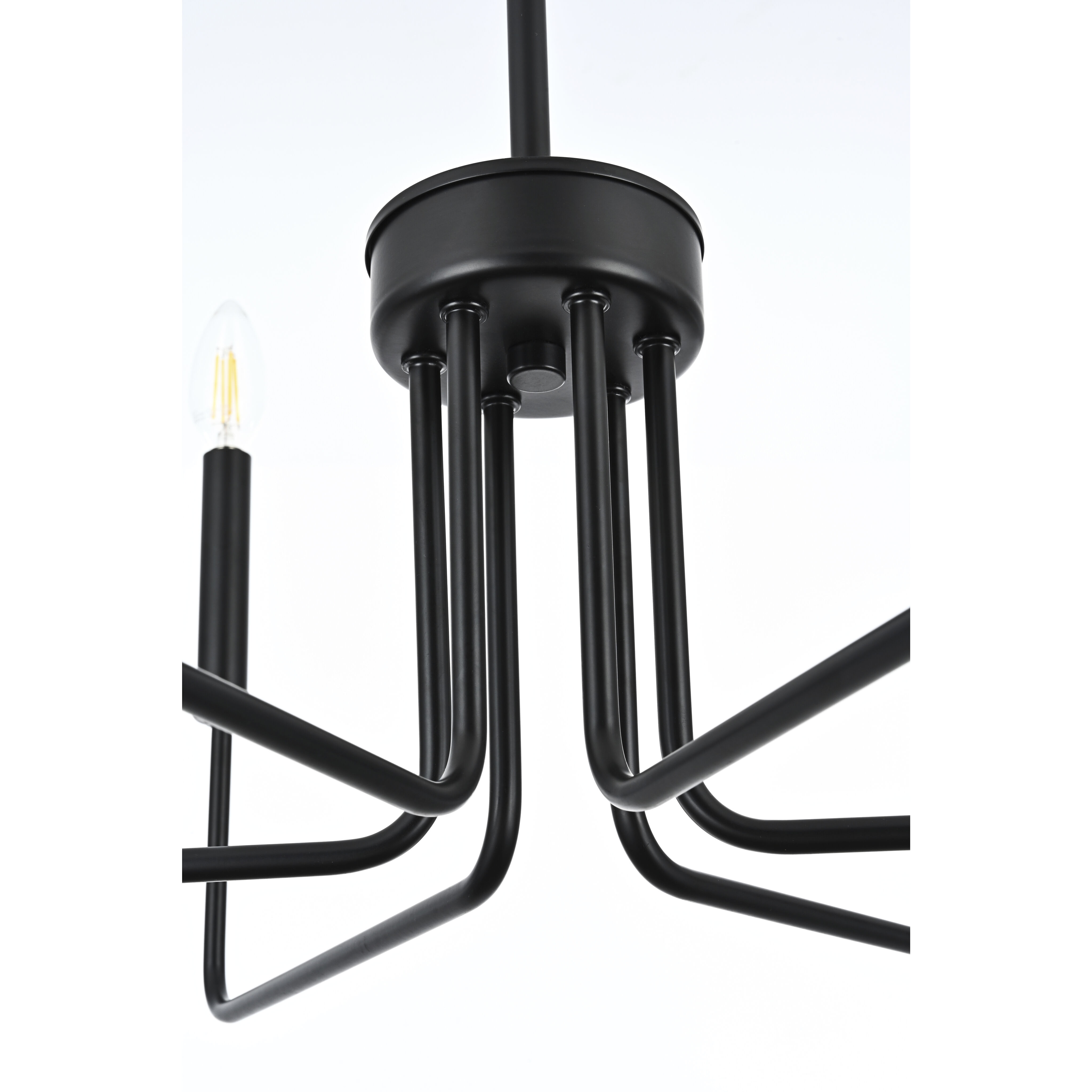 Willa 6 Light 26 inch Black Pendant Ceiling Light
