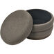 Jayne 16.5 inch Chocolate Accent Stool
