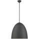 Arlington 3 Light 19 inch Scandinavian Gray with Brushed Nickel Accents Pendant Ceiling Light