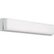 Sean Lavin Sage LED 25 inch Chrome Bath Light Wall Light in LED 90 CRI 3000K 277V, Integrated LED