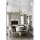 Canada 10 Light 39 inch Brass and Black Chandelier Ceiling Light