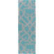 Paddington 132 X 96 inch Teal, Medium Gray Rug