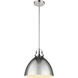 Somerville 1 Light 12 inch Polished Nickel Pendant Ceiling Light
