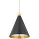 Osterley 1 Light 15 inch Aged/Antique Distressed Bronze Pendant Ceiling Light
