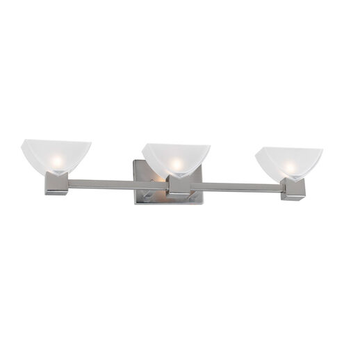 Signature 3 Light 30.5 inch Brushed Nickel Vanity Light Wall Light
