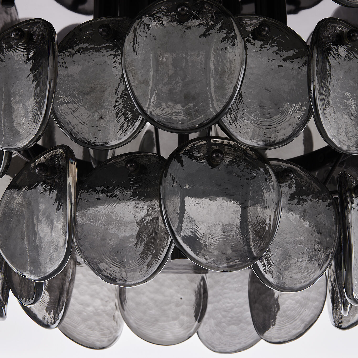 Uroko 4 Light 19.75 inch Black Nickel Flush Mount Ceiling Light