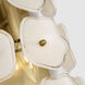 kate spade new york Leighton LED 7.75 inch Soft Brass Sconce Wall Light in Cream Tinted Glass