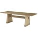 Delrio 96 X 30 inch Honey Outdoor Dining Table