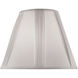 Ellie White Linen Lamp Shade