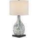 Ostracon 28.5 inch 150 watt Vintage Blue Table Lamp Portable Light
